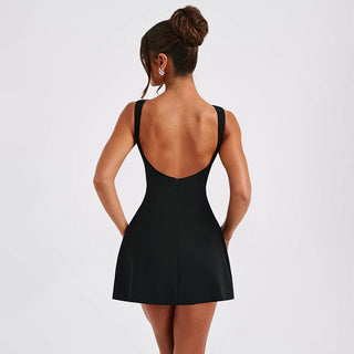 Backless Dress A-Linien-Kleid